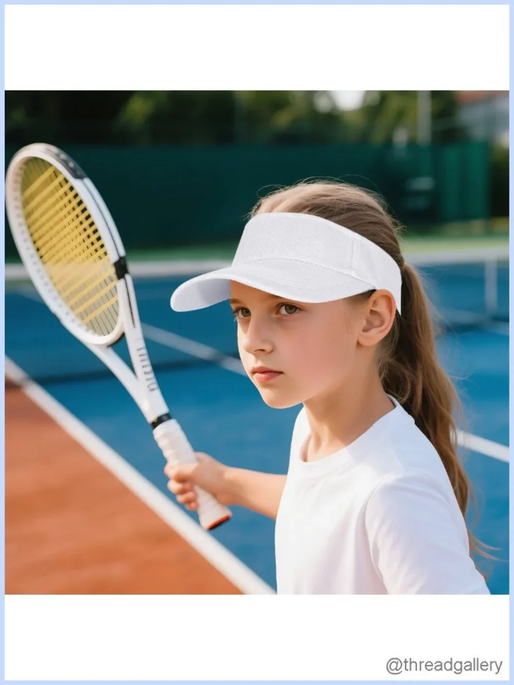 Kids Adjustable Cotton Sports Visor Hat